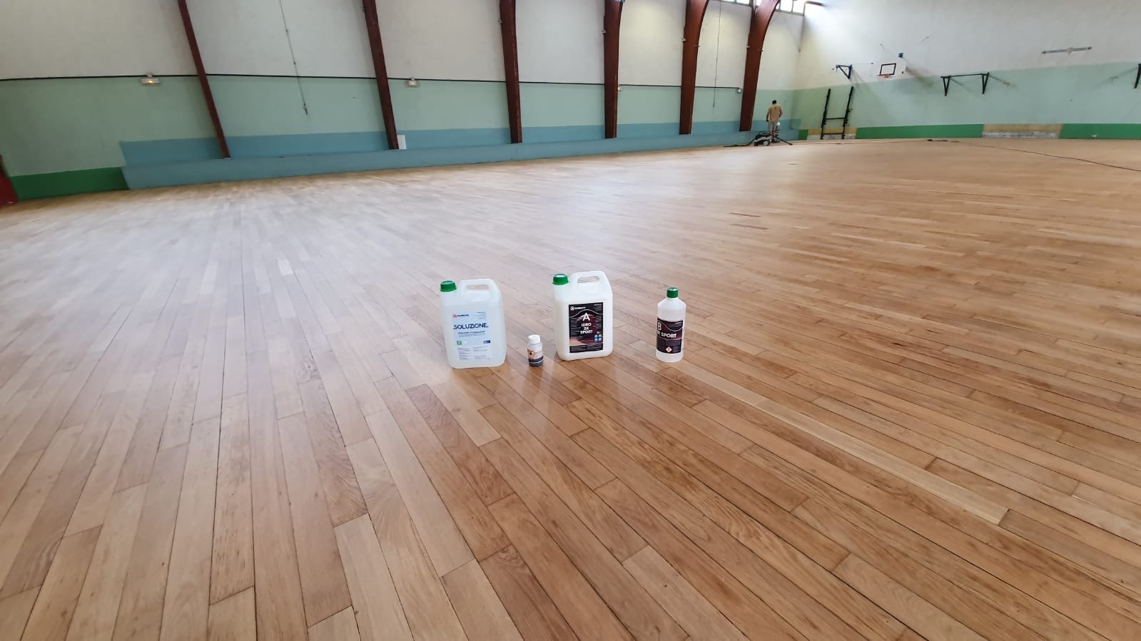 Parquet gymnase avec VerMeister